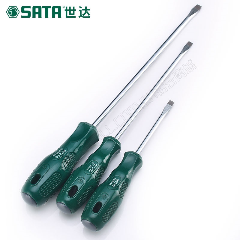 世达/SATA  A系列一字型塑柄螺丝批 