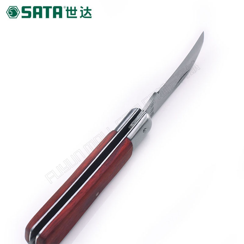 世达/SATA  直刃、弯刃木柄电工刀70MM  03109-03110