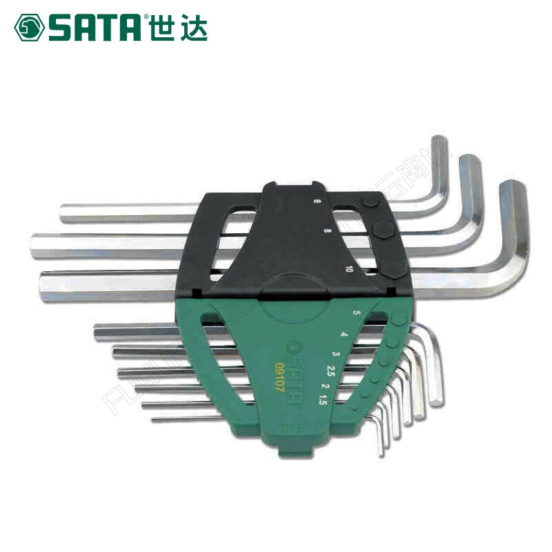 世达/SATA 9件套加长内六角扳手 09107