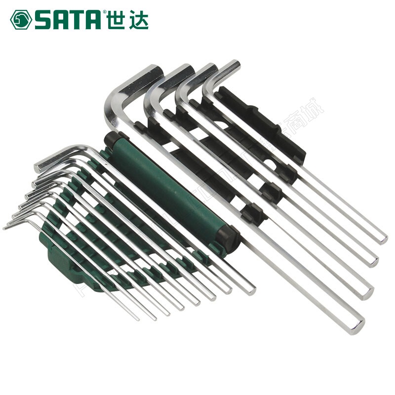 世达/SATA 12件套英制加长内六角扳手 09108