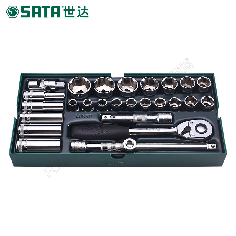 世达/SATA 27件工具12.5MM系列套筒 09903