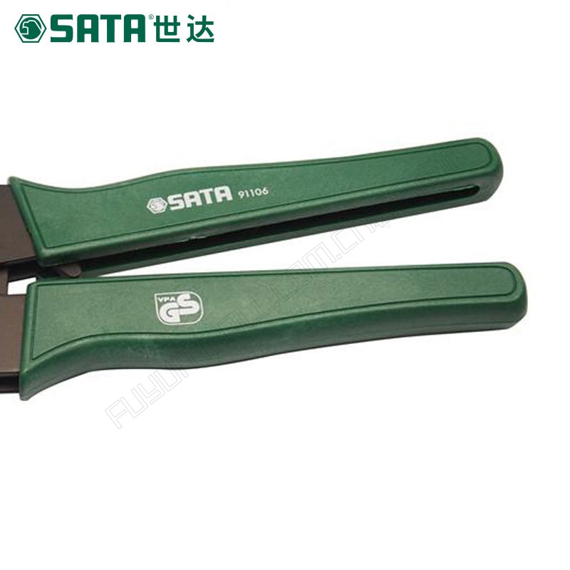 世达/SATA 强力不绝缘端子压著钳 91106（10“）