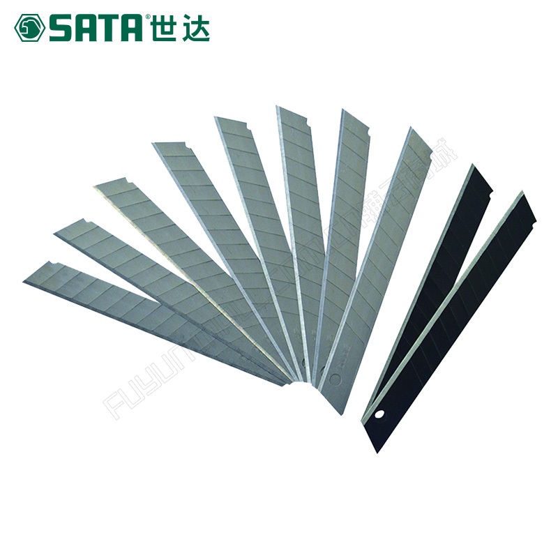 世达/SATA 10件套 9x80MM 美工刀刀片 93432A（13节）